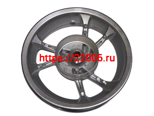 Обод задний литой, диск. тормоз скутер QUANTUM (051) фото 2 Обод задний литой, диск. тормоз скутер QUANTUM (051) фото 2