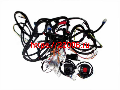 Проводка полная в сборе нового образца Урал с переключателями Италия Проводка полная в сборе нового образца Урал с переключателями Италия