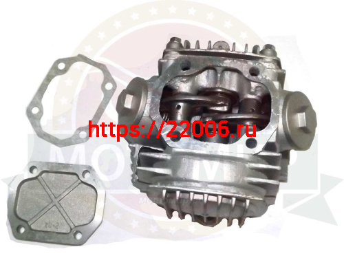 Головка цилиндра "Альфа, Zodiak" в сборе 50 мм (100 см3) (клапана, распр., коромысло и т.д.) Головка цилиндра "Альфа, Zodiak" в сборе 50 мм (100 см3) (клапана, распр., коромысло и т.д.)