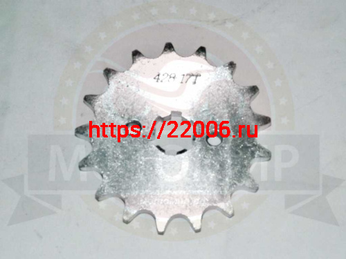 Звезда 17 зуб. (428) (d14-17, 2х30) цепи, ведущая FLASH (НАБОР) Звезда 17 зуб. (428) (d14-17, 2х30) цепи, ведущая FLASH (НАБОР)