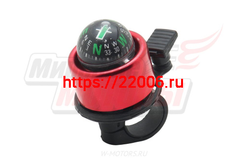 Звонок Вело малый с КОМПАСОМ фото 6 Звонок Вело малый с КОМПАСОМ фото 6