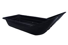 Сани волокуши снегоходные 2200 с отбойником, накладками (2200х920х650) ТОЛЬКО ПЛАСТИК