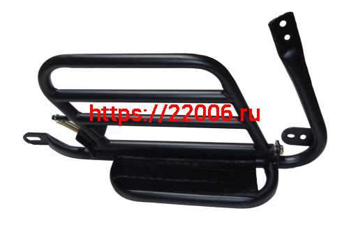 Подножка пассажира с подставкой для багажа VORTEX левая Подножка пассажира с подставкой для багажа VORTEX левая