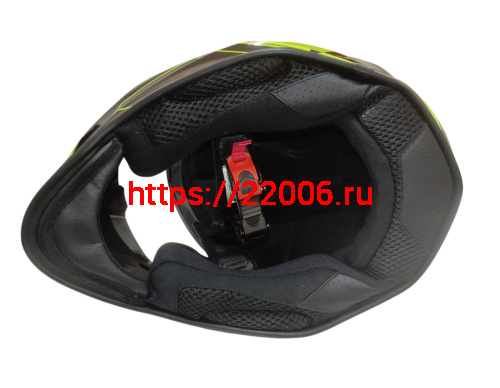 Шлем детский интеграл COBRA EC H151, черный и лайм, размер XXXS фото 4