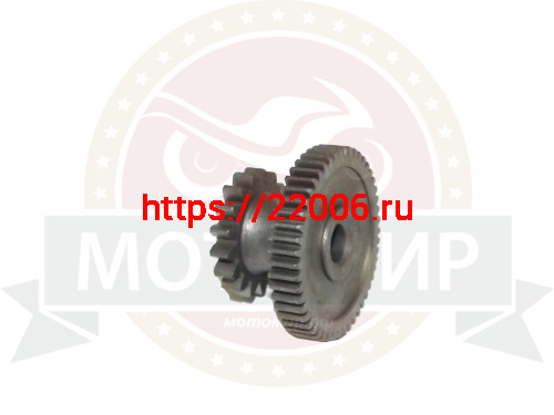 Шестерня эл. стартера двойная GY6 125/150 49Z-17Z (отв. d10мм) (052QMI0-090000300) (НАБОР) фото 2 Шестерня эл. стартера двойная GY6 125/150 49Z-17Z (отв. d10мм) (052QMI0-090000300) (НАБОР) фото 2