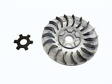 Шкив вариатора наружный YAMAHA JOG90 с шайбой