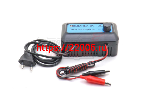 Зарядное устройство ВЫМПЕЛ-09 (12В, зарядный ток 1,2А) (регулировка тока и напряжения)