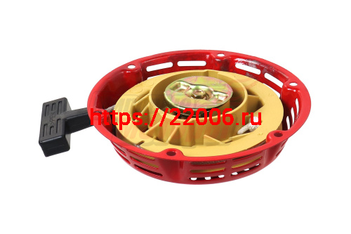 Стартер в сборе 160F,168F,168F-2,170F/МБ-2М (2 кулачка) (КРАСНЫЙ) (23100)