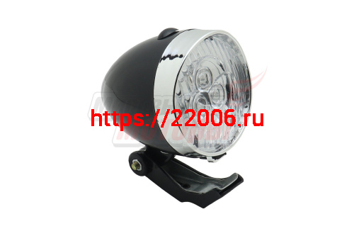 Фара вело передняя (бат.) JY-592 (3 диода)