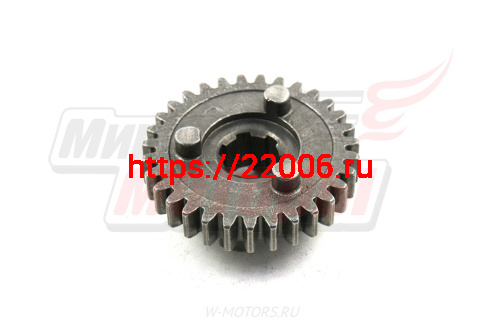 Шестерня 31 зуб. подвижная вторичного вала Alpha, Zodiak фото 2 Шестерня 31 зуб. подвижная вторичного вала Alpha, Zodiak фото 2