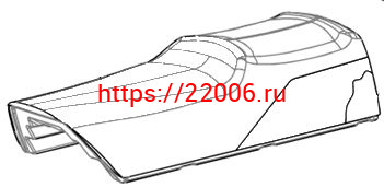 Сиденье Тайга Варяг 500, Патруль СТ500Д без спинки (С40102500) Сиденье Тайга Варяг 500, Патруль СТ500Д без спинки (С40102500)