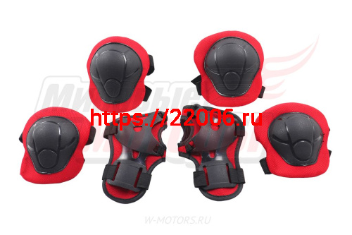 Защита детская пласт. (локтей, коленей,ладоней) на возр. от 4 до 5 лет. (цвет в ассортименте) фото 3