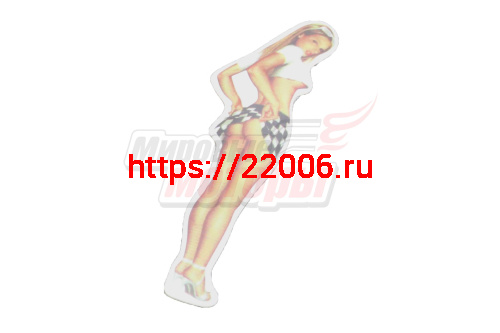 Наклейка "Интересная девушка" (14х3) (2 шт в пакете) Наклейка "Интересная девушка" (14х3) (2 шт в пакете)