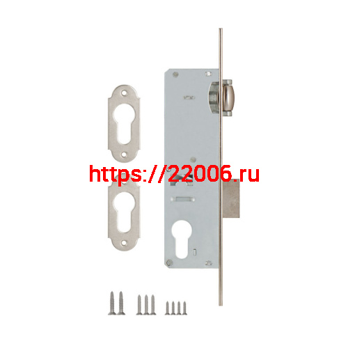 Корпус Kale kilit (Кале килит) узкопрофильного замка с роликовой защёлкой 155/P (35 mm) w/b (хром) (без отв. планки) фото 2 Корпус Kale kilit (Кале килит) узкопрофильного замка с роликовой защёлкой 155/P (35 mm) w/b (хром) (без отв. планки) фото 2