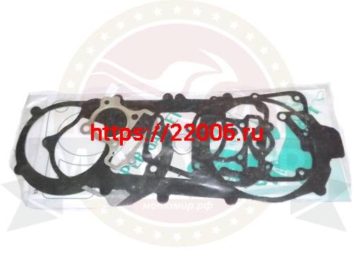 Набор прокладок двигателя GY6-70 47,00 мм длинный 12" Набор прокладок двигателя GY6-70 47,00 мм длинный 12"