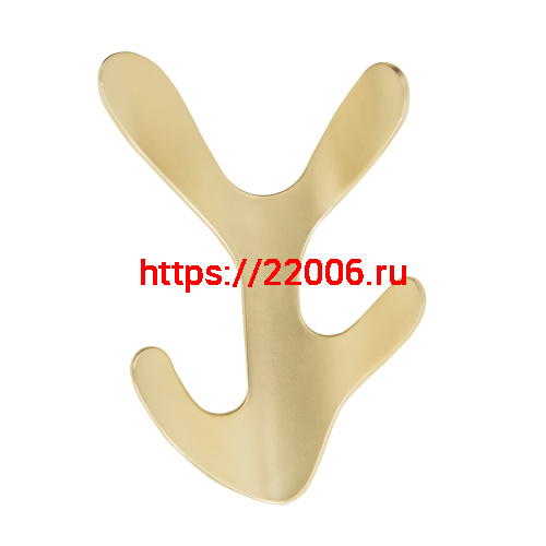 Крючок Ajax (Аякс) настенный MB-LM/K-005 SG матовое золото фото 4