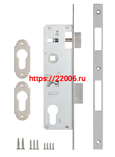 Корпус Kale kilit (Кале килит) узкопрофильного замка с защёлкой 153/P (30 mm) w/b (хром) фото 2 Корпус Kale kilit (Кале килит) узкопрофильного замка с защёлкой 153/P (30 mm) w/b (хром) фото 2