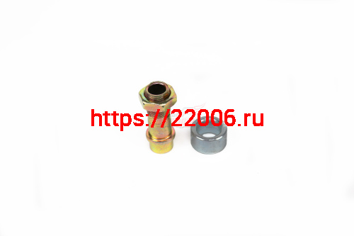 Втулка распорная задней звезды с гайкой и кольцом Delta, Zodiak, Alpha, ОВ-70 (ось задн. звезды) Втулка распорная задней звезды с гайкой и кольцом Delta, Zodiak, Alpha, ОВ-70 (ось задн. звезды)