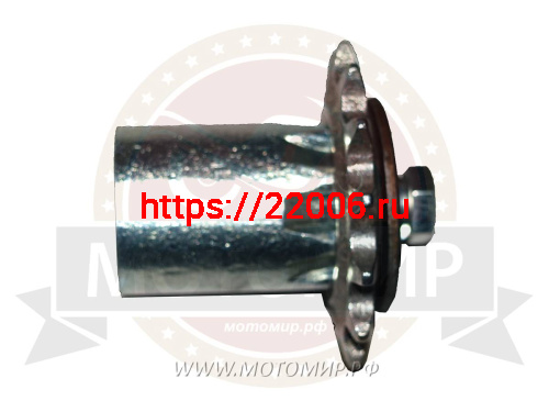 Звезда 14 зуб. d25, шпонка 8мм ведущая Лидер в сб. со ступицей фото 2