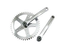 Комплект шатунов под квадрат 46 зубов 165 мм СР хромированный 3012802-46