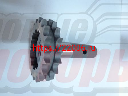 Вал фрез с двухрядной звездой редуктора м/б "Нева" (005.47.0270) (правый) Вал фрез с двухрядной звездой редуктора м/б "Нева" (005.47.0270) (правый)