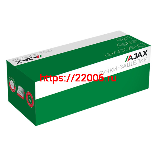 Ручка Ajax (Аякс) защелка DK682 BL-ET (6082 BL-E) (кл./фик.) черный фото 2