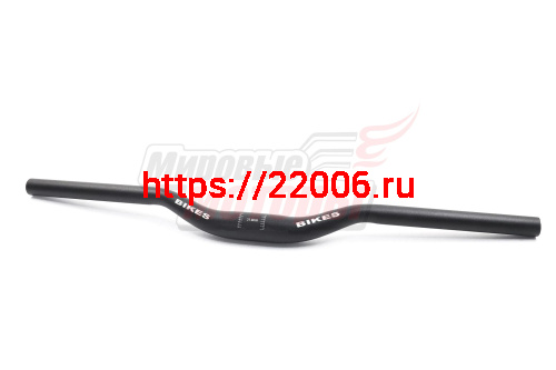 Руль алюминиевый изогнутый 620*31,8 (ЧЕРНЫЙ)