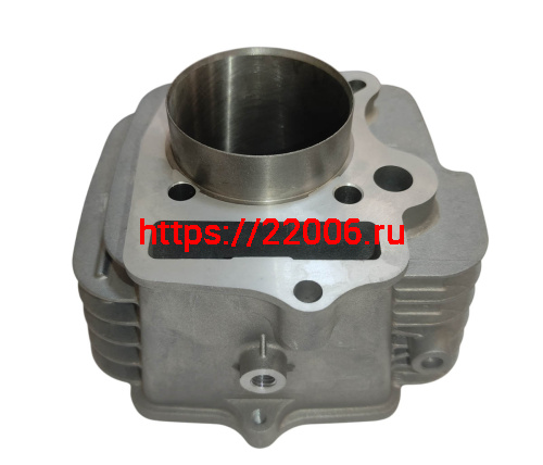 Цилиндр в сборе 1Р54FMI Шторм 54 мм без уха (цилиндр+поршень+палец 13мм+кольца) фото 2