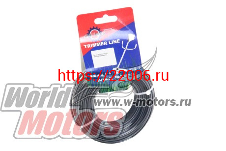 Леска триммерная (3,5*15м) DUAL (квадрат с сердечником) Леска триммерная (3,5*15м) DUAL (квадрат с сердечником)