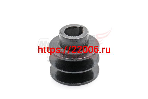 Шкив d20 мм ведущий 2-х ручейковый (168F,168F-2,170F) Шкив d20 мм ведущий 2-х ручейковый (168F,168F-2,170F)