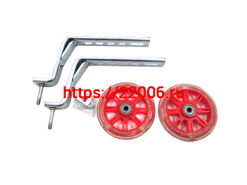 Доп.колеса для велос-да d-115мм с подсветкой с подш-ми,(в комп.2универс.12-20кроншт.)3243044-83 Доп.колеса для велос-да d-115мм с подсветкой с подш-ми,(в комп.2универс.12-20кроншт.)3243044-83