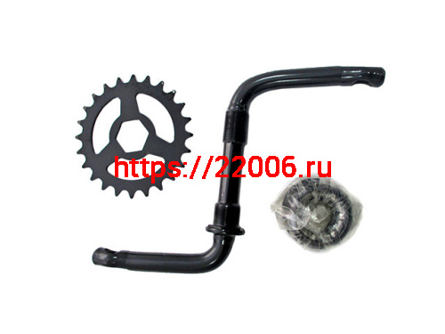 Комплект шатунов для детского велосипеда 12", 14" (шатун, звезда, чашки, гайки, подш-ки) 3011214 Комплект шатунов для детского велосипеда 12", 14" (шатун, звезда, чашки, гайки, подш-ки) 3011214