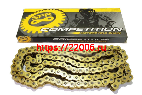 Цепь (428) SFR -100 зв. приводная Альфа, Нитро, "Monster", цветная коробочка (НАБОР) Цепь (428) SFR -100 зв. приводная Альфа, Нитро, "Monster", цветная коробочка (НАБОР)