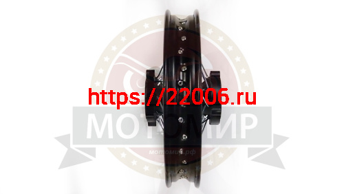 Обод 12" задний спицы, диск. тормоз 1,6-12 TTR110 в сборе, ось D12 мм фото 3 Обод 12" задний спицы, диск. тормоз 1,6-12 TTR110 в сборе, ось D12 мм фото 3