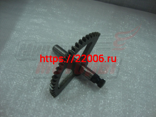 Вал кикстартера с сектором SUZUKI AD50, AD100