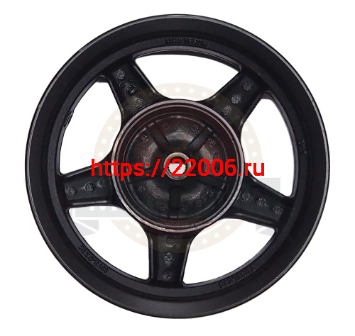 Обод 12" задний литой, барабан. тормоз WIZARD LED (5-ти лучевой) (056) фото 2 Обод 12" задний литой, барабан. тормоз WIZARD LED (5-ти лучевой) (056) фото 2