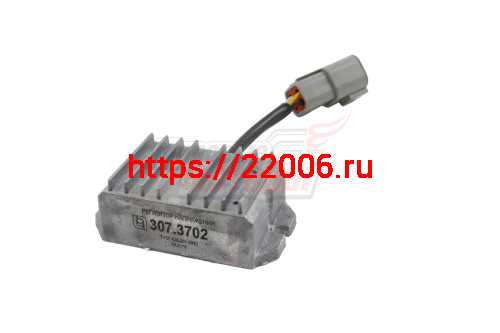 Регулятор напряжения Тайга (307.3702D) разъем DEUTSCH (г.Москва "Флеймз) (замена  R94.5)