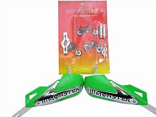 Защита рук алюминиевая универсальная с креплением на 22 руль синяя Monster