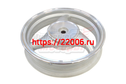 Обод 12" задний литой QT-4 алюм.(№1029)/Racer Lupus,WM Mantis(3 луча,3*12",D колод 130 мм,19 шлицов) Обод 12" задний литой QT-4 алюм.(№1029)/Racer Lupus,WM Mantis(3 луча,3*12",D колод 130 мм,19 шлицов)