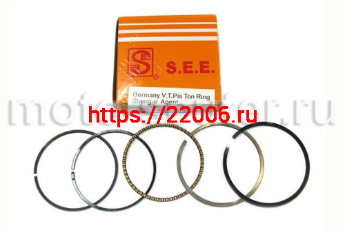 Кольца поршневые SEE Delta 110 std 52.4 мм 4Т стандартные