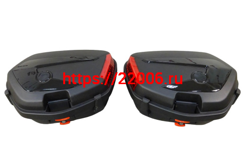 Кофры боковые (комплект 2 штуки) для мотоцикла MIRAGE (ТЭККЕН)