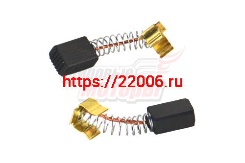 Щетки (№574) Интерскол (5х8х11) ДЭ 500-ЭР Пружина пятак-зацепы