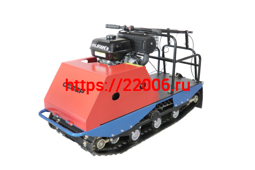 Мотобуксировщик 15 л.с. Север-Э (3 тел.) дв.Lifan эл./зап., вариатор "Сафари", катковая подв., комплектация без аккумулятора