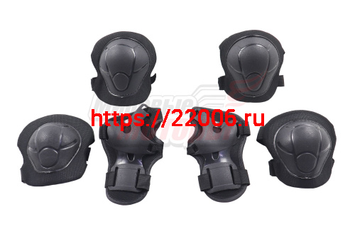 Защита детская пласт. (локтей, коленей,ладоней) на возр. от 4 до 5 лет. (цвет в ассортименте)