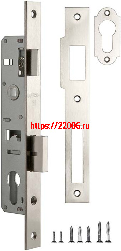Корпус Fuaro (Фуаро) узкопрофильного замка с защелкой PROF153-20/85 (153-20/85) CP хром Корпус Fuaro (Фуаро) узкопрофильного замка с защелкой PROF153-20/85 (153-20/85) CP хром