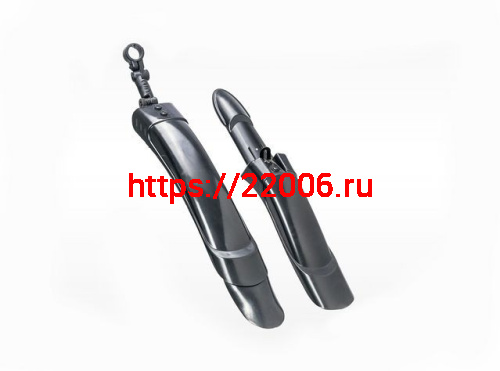 Крылья 26", пластиковые, черные, раздвижные, широкие (комплект) 3112616-7 Крылья 26", пластиковые, черные, раздвижные, широкие (комплект) 3112616-7