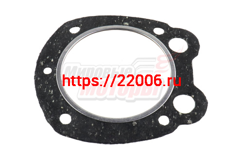 Прокладка Урал головки (ОБВАЛЬЦОВАННАЯ метал.кольцом,паронит) Россия