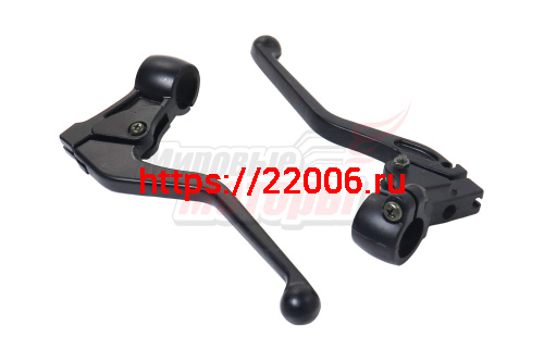 Ручки Минск тормоза/сцепления с кронштейнами черные (пара) Ручки Минск тормоза/сцепления с кронштейнами черные (пара)