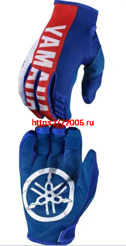Перчатки YAMAHA (XL) сине-красные