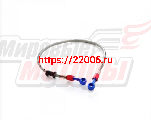 Шланг тормозной армированный L-600 mm M10/прямой - M10/15°